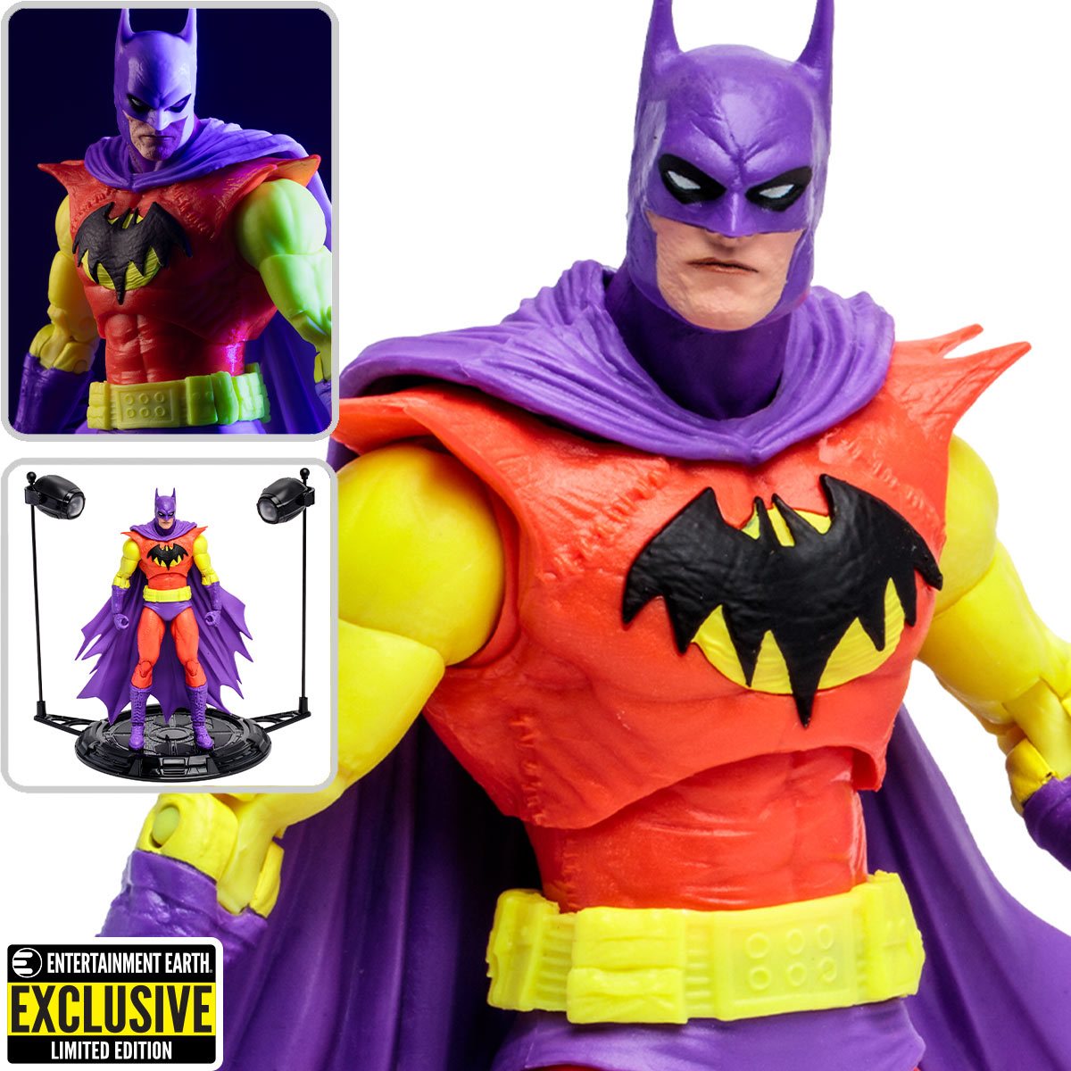 DC Batman Zur-En-Arh Black Light 7-in Figure - EE Exclusive