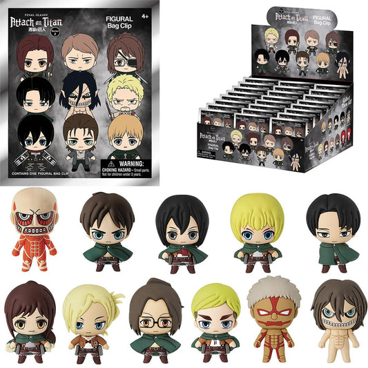 Attack on Titan Series 2 3D Foam Bag Clip