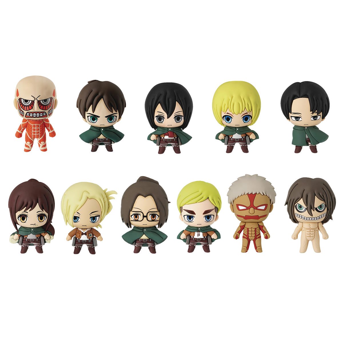 Attack on Titan Series 2 3D Foam Bag Clip