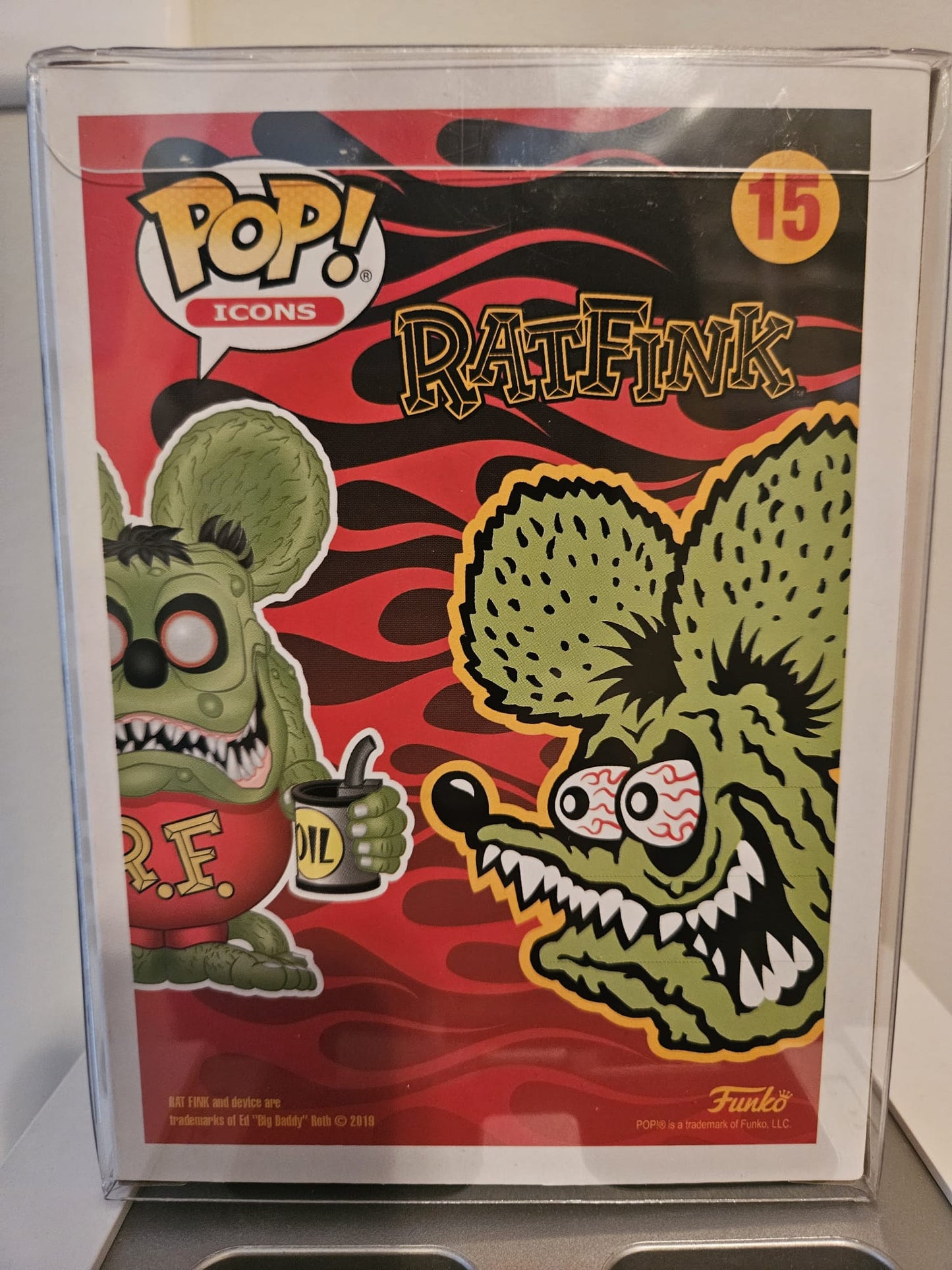 Rat Fink Toy Tokyo Exclusive GITD Pop