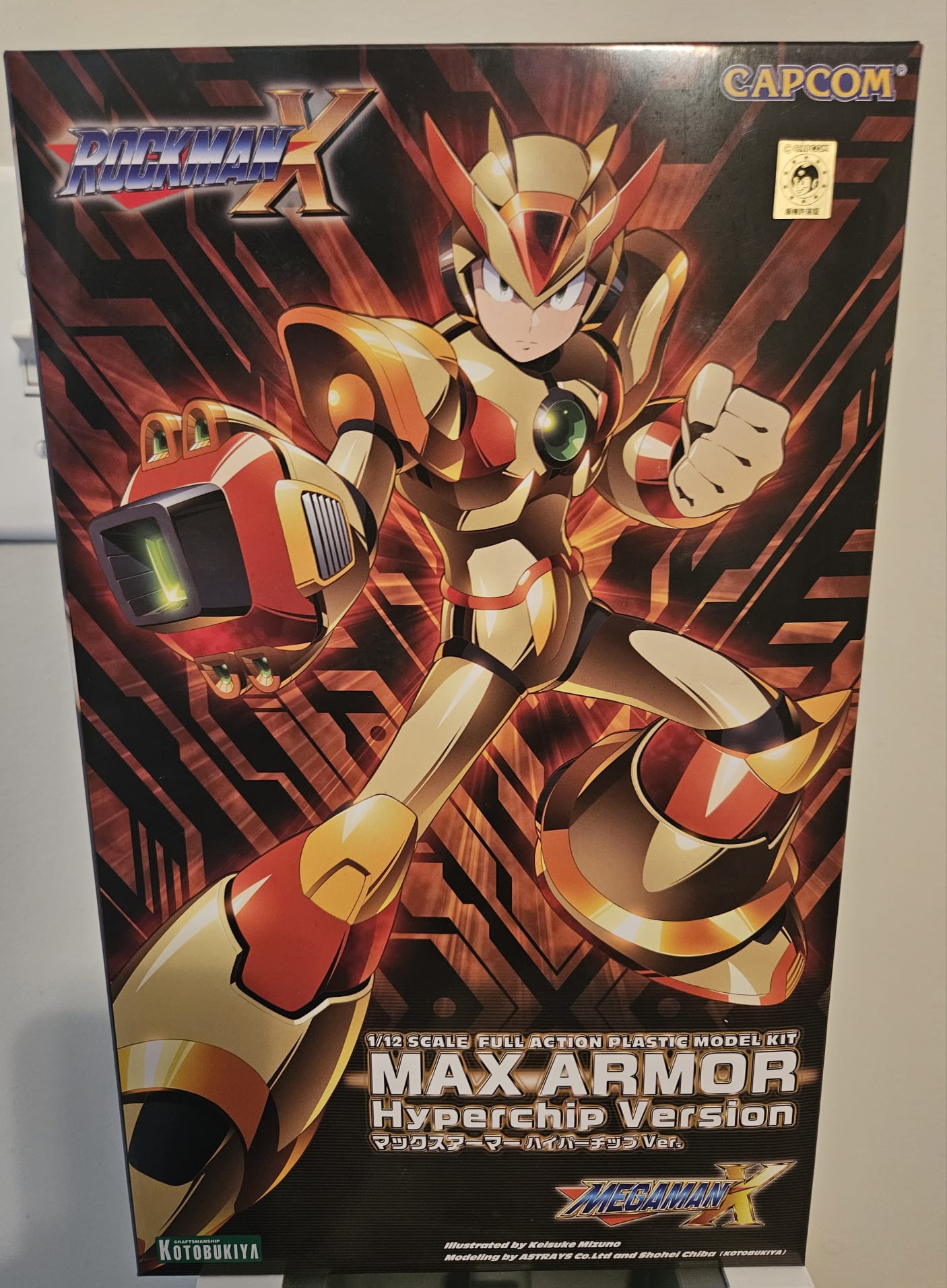 Mega Man X Rock Man Max Armor Hyperchip Version Action Plastic Model Kit