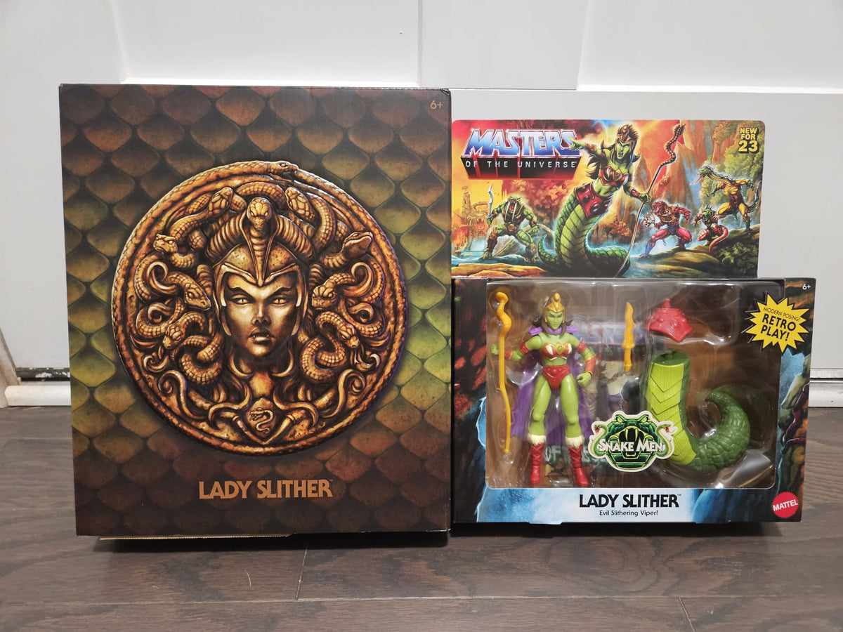 Slithe Action Figure Masters of the Universe: Origins - Lady Slither Deluxe Exclusive Actio ...