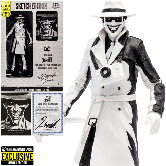 Batman Joker Comedian Sketch Gold Label Figure - EE Excl.