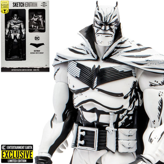 DC Batman White Knight Sketch 7-In Figure - EE Exclusive