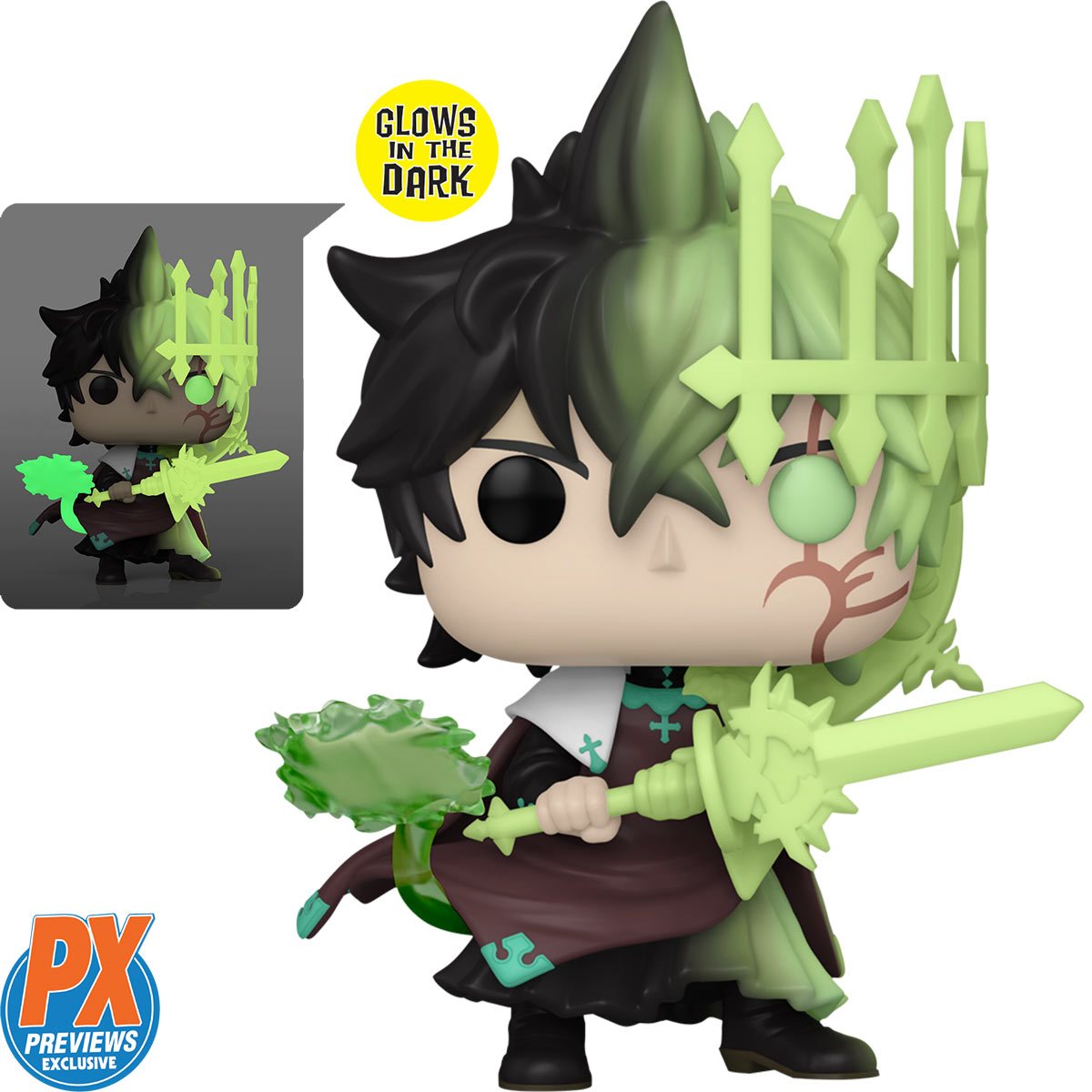 Black Clover Yuno GITD Pop! Vinyl Figure - PX