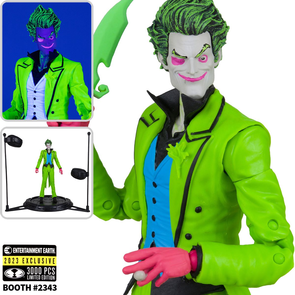 DC Multiverse Joker Black Light 7-In Figure - EE Exclusive