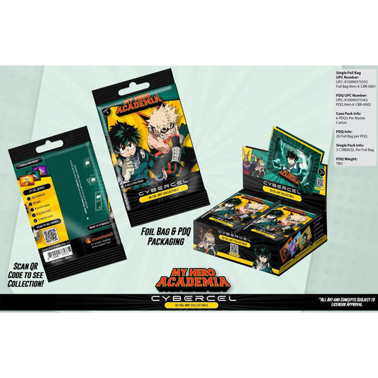 My Hero Academia Series 1 Cybercel 3D Cel Art Collectible Pack