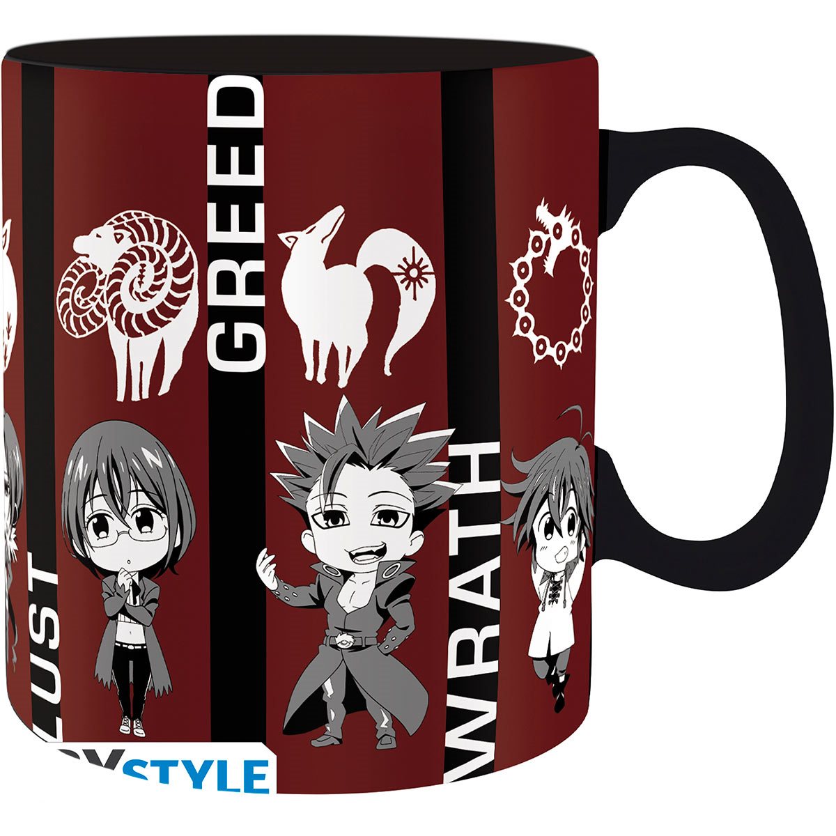 The Seven Deadly Sin Chibi Sins 16oz. Mug