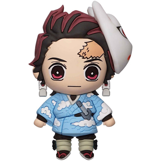 Demon Slayer Tanjiro Kamado with Fox Mask 3D Foam Magnet