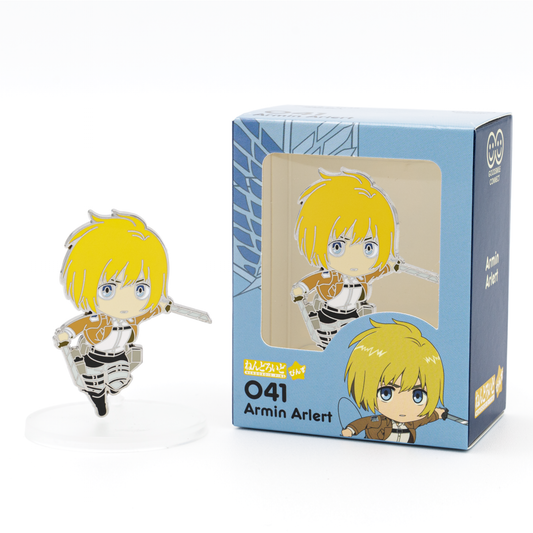 Attack on Titan Armin Alert Nendoroid Pin