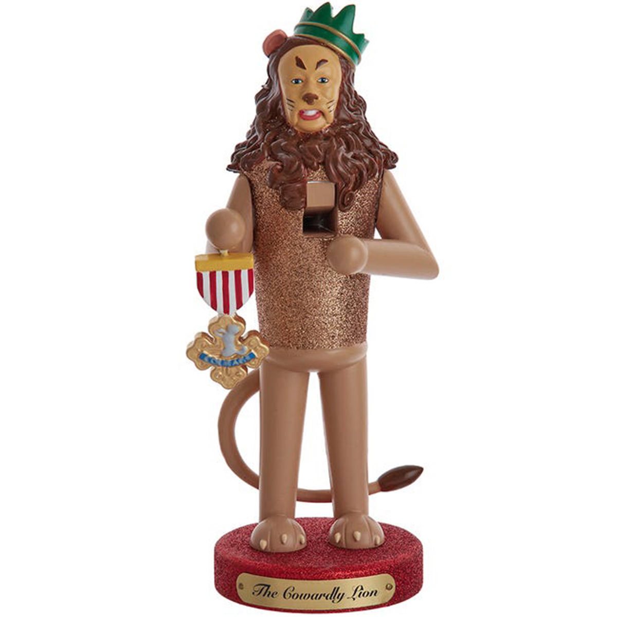 The Wizard of Oz Cowardly Lion 10-Inch Nutcracker