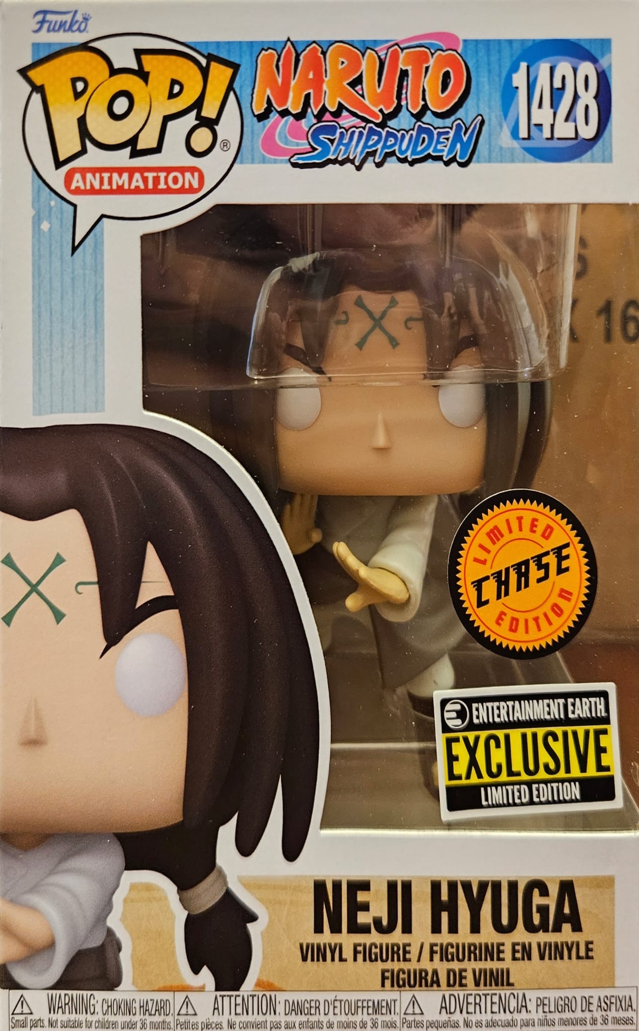 Naruto Neji Hyuga Pop! Vinyl Figure - EE Exclusive